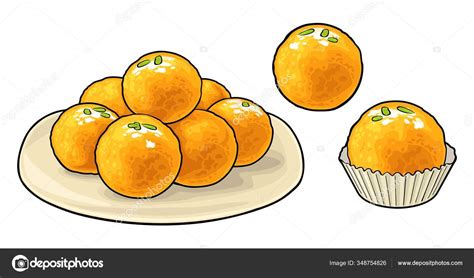 How To Draw Laddu