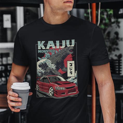 Mitsubishi Lancer Evolution Kaiju Car T-Shirt & TunerLifestyle