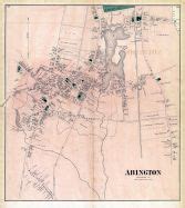 Abington and Rockland 1874 Massachusetts Historical Atlas