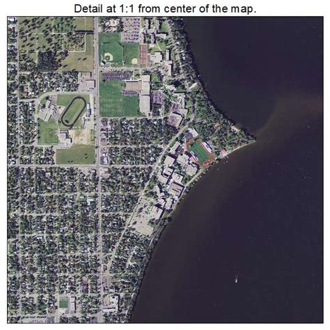 Aerial Photography Map of Bemidji, MN Minnesota