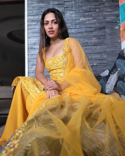 Amala Paul Looks Awesome in Yellow Dress | Telugu Rajyam Photos