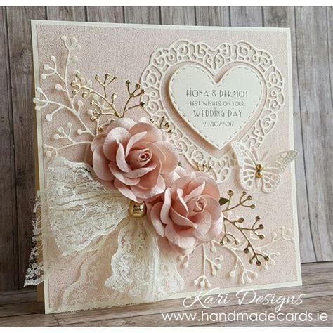 Pin by A.H.Disain Villavandik on Cards | Wedding day cards, Homemade ...