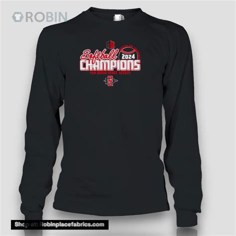 Sdsu Aztecs 2024 Softball Mountain West Conference Champions Shirt ...