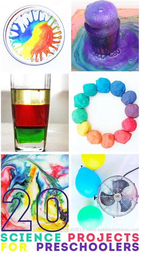 20 Science Projects for Preschoolers | Science projects for preschoolers, Science projects ...