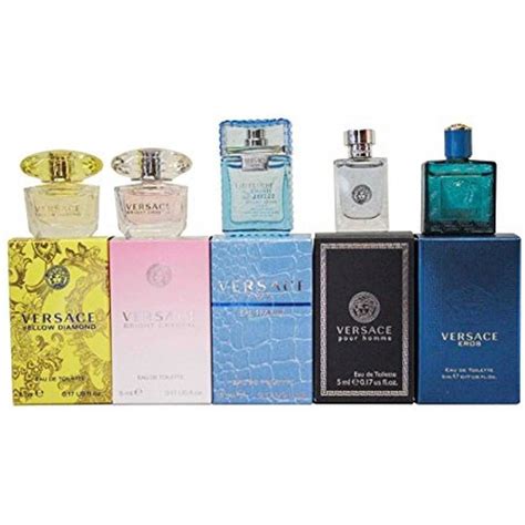 Versace Miniature Collection unisex gift set 5 pcs 0.17 oz New in Box