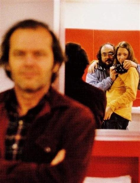 Stanley Kubrick and daughter, Vivian Kubrick, self portrait on the set ...