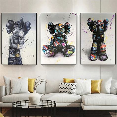 KAWS Graffiti Poster - Etsy