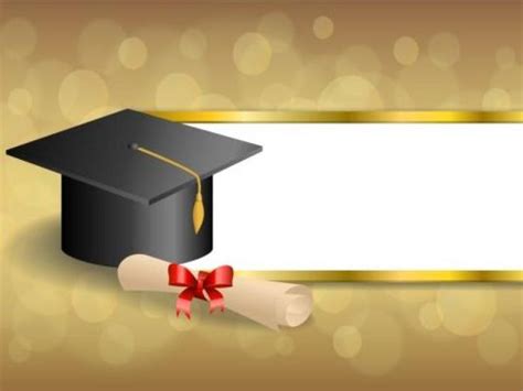 Graduation Designs Graphic Backgrounds for Powerpoint Templates - PPT Backgrounds