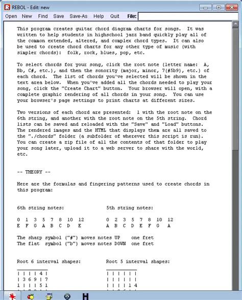 Guitar Chord Diagram Maker