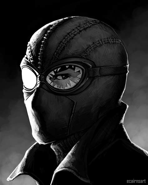 Spider Man Noir Drawings