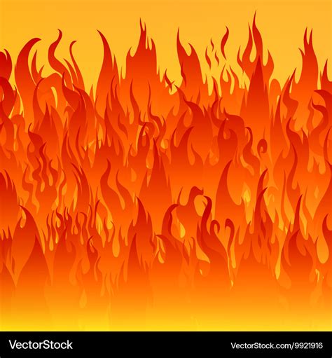 Fire flames background Royalty Free Vector Image