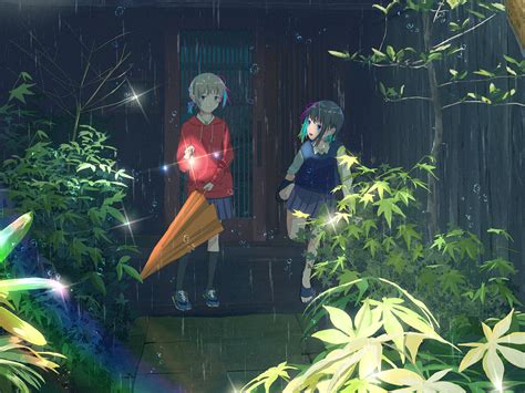 Download Rain Anime Original HD Wallpaper by 雪町