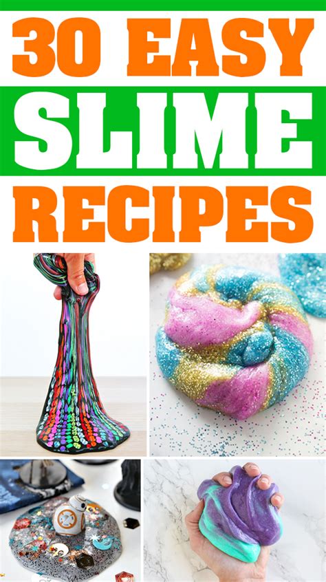 30 Slime Recipes Your Kids will Love - Beat Summer Boredom