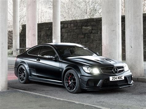 2012 Mercedes-Benz C63 AMG Coupe Black Wallpapers | SuperCars.net