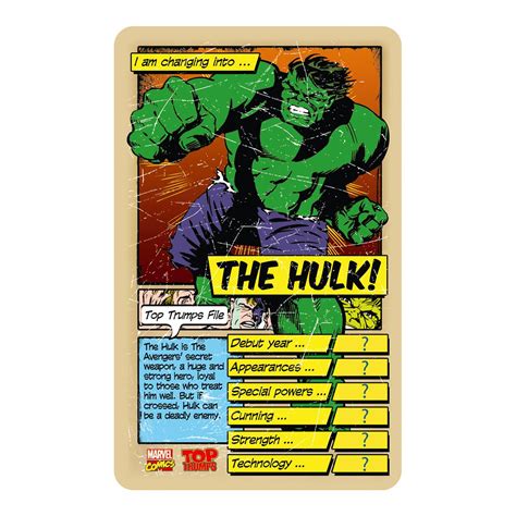 Marvel Comics Retro Top Trumps Card Game: Amazon.co.uk: Toys & Games