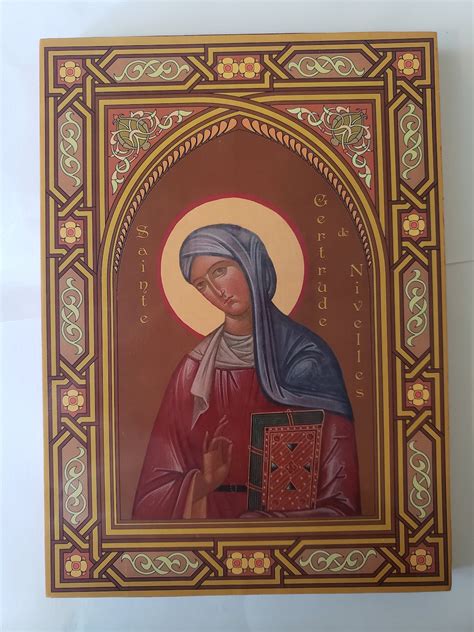 St Gertrude of Nivelles | Etsy