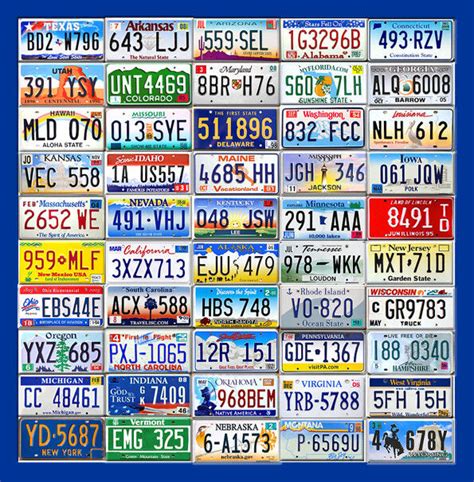 Complete Set of USA License Plates From All 50 States Craft for sale online | eBay