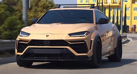 Widebody Lamborghini Urus With Sand Wrap Would Look At Home In The ...