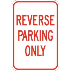 Reverse Parking Signs | Model Sign