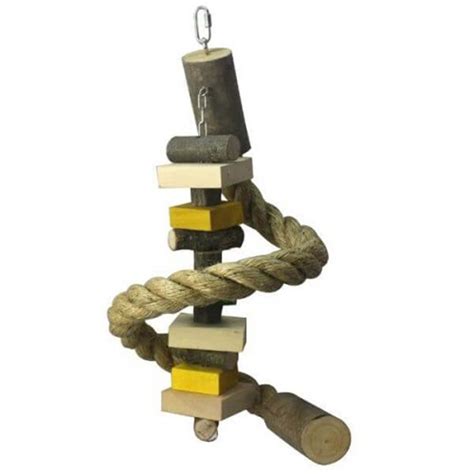 Natural Rope And Planks Bird Toy | Breeders Secret