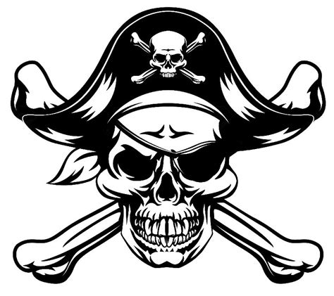 pirate | Pirate skull, Pirate tattoo, Skull and crossbones