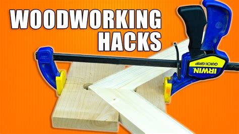 In this video tutorial I show 5 different woodworking hacks you can use for … | Consejos para ...