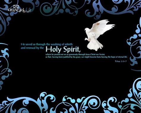 The Holy Spirit - Bible Verses and Scripture Wallpaper for Phone or ...