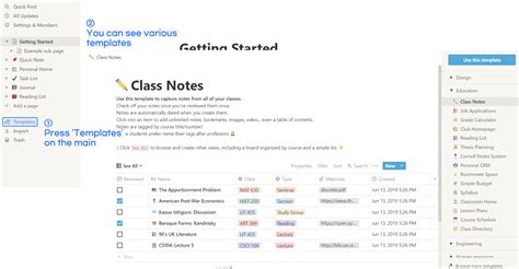 Create a lecture note archive using Notion - Flexcil