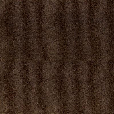 TrafficMASTER Ribbed Brown Texture 18 in. x 18 in. Carpet Tile (16 ...