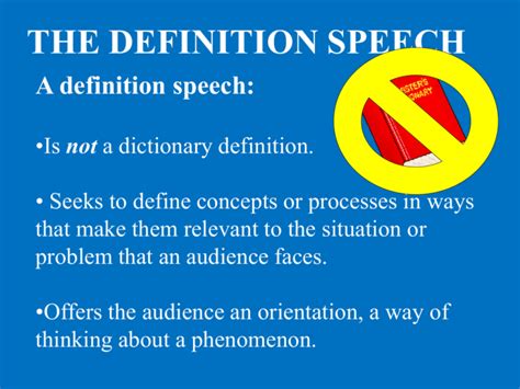 Definition Speech PowerPoint