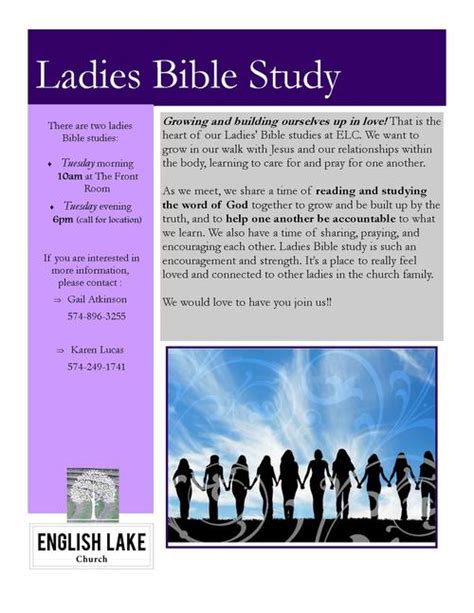 Ladies Bible Study - English Lake Church