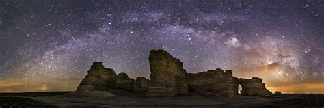 Milky Way over Monument Rocks Photograph by Scott Ackerman - Fine Art ...