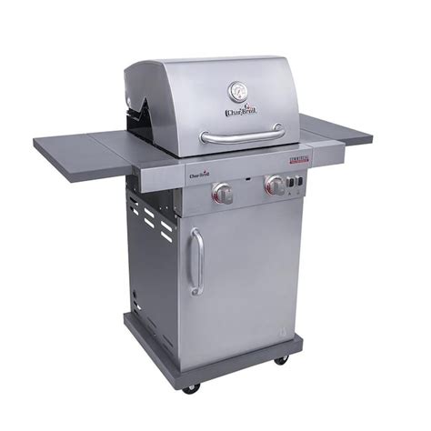 Char-Broil Commercial Stainless Steel 2-Burner Liquid Propane and Natural Gas Infrared Gas Grill ...