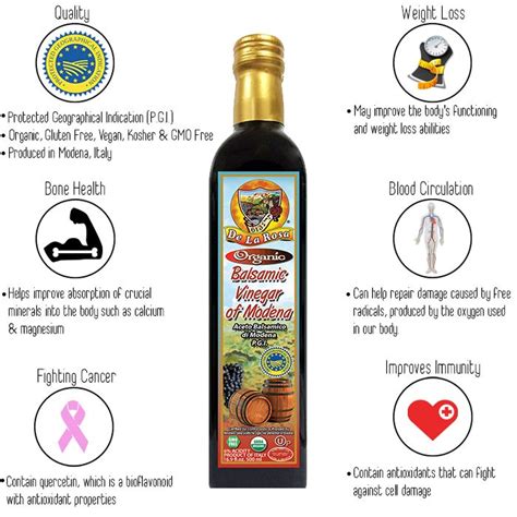 Delarosa613 | Organic Balsamic Vinegar Health Benefits | Vinegar health ...