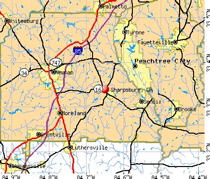 Sharpsburg, Georgia (GA 30277) profile: population, maps, real estate, averages, homes ...