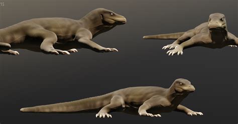 Realistic Komodo Dragon figurines by DragonArtist15 | Download free STL ...