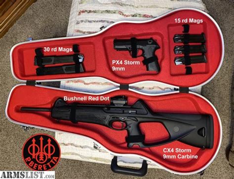 ARMSLIST - For Sale: Beretta CX4 Carbine and PX4 Storm Pistol Combo in Custom Violin Carry Case ...