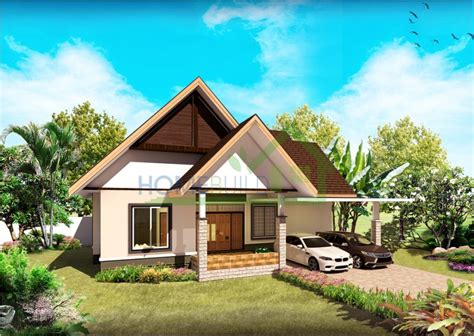 Modern Cottage House Plan with High Pitched Gable Roof - Pinoy House ...