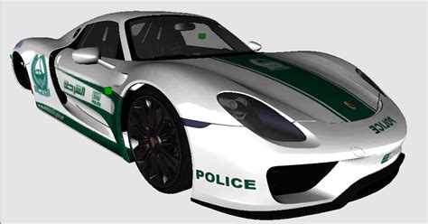 POPO-SPOT: 【W.I.P】2015 Porsche 918 Spyder Dubai Police