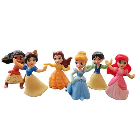 Disney | Toys | Lot Of 6 Mcdonalds 220 Disney Princess Happy Meal Toy Figure Cake Topper 325 ...