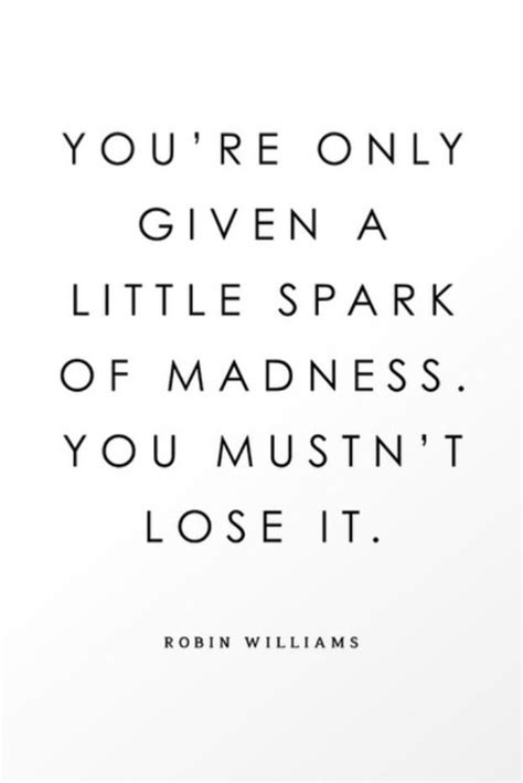 Robin Williams quote wall art print | by dngrmouse - Society6.com #ad #quote #quotes (With ...