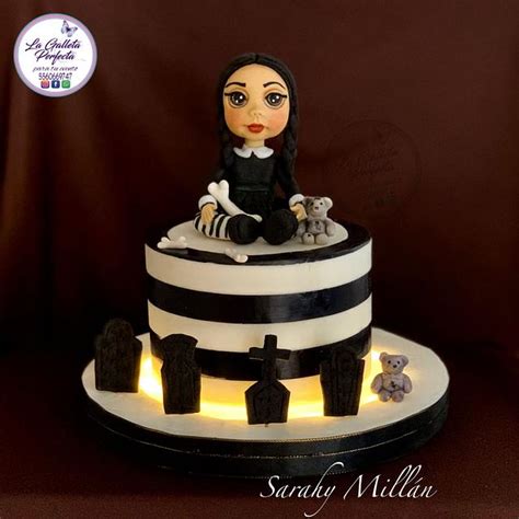 Wednesday cake little Halloween project - Decorated Cake - CakesDecor