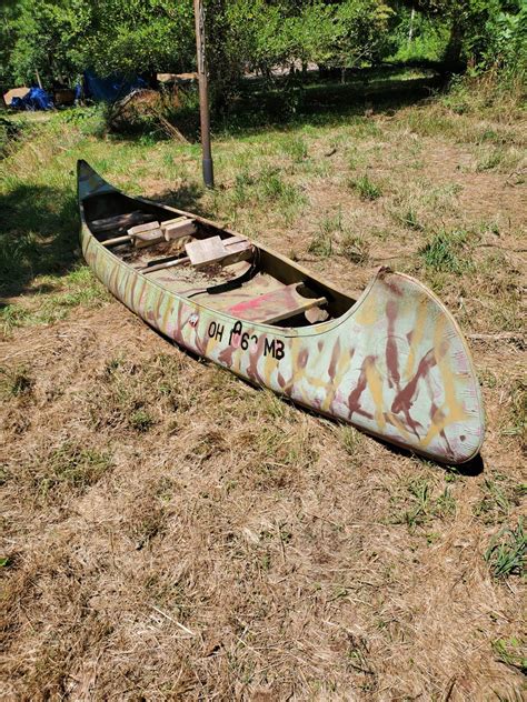 Aluminum Canoe, Approximately 17ft x 3ft wide