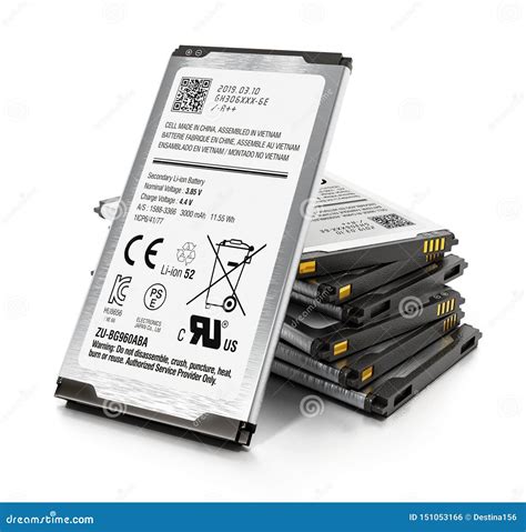 Smartphone With Spare Lithium-ion Battery Stock Photography | CartoonDealer.com #105380168