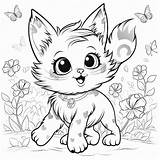 Premium Photo  Hand Drawn mix Kawaii Outline Illustration coloring sketch template