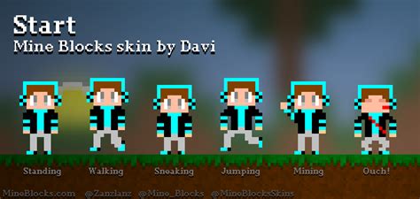 Mine Blocks - 'Start' skin by Davi