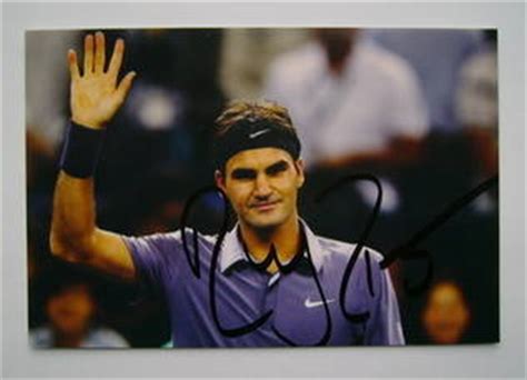 Roger Federer autograph