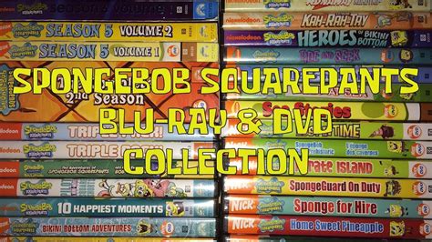 Spongebob Squarepants Vhs Dvd Collections