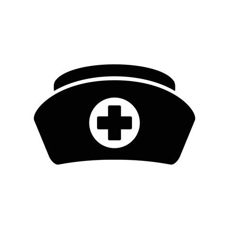 nurse hat flat icon 12827594 Vector Art at Vecteezy