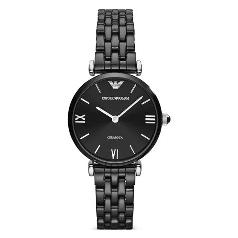 Emporio Armani Emporio Armani AR1725 Ladies Gianni T-Bar Watch ...